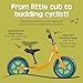 Retrospec Cub 2 Toddler 12 Balance Bike 18 Months 3 Years Old No Pedal Beginner Kids Bicycle for Girls Boys FlatFree Tires Adjustable Seat Durable Frame - Image 4