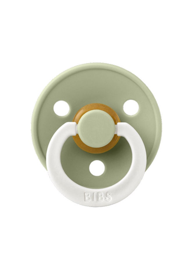 BIBS - Colour Baby Pacifier Size 1Baby 0 - 6M Sage - Image 1