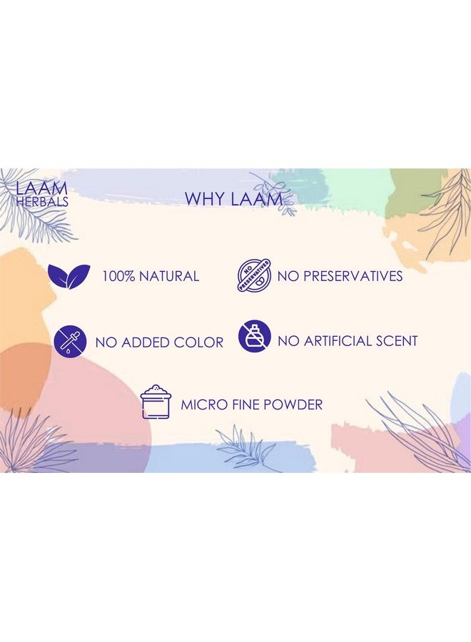 Laam Amla, Reetha, Shikakai, Bhringraj & Hibiscus Powder | Results In One Wash | Long, Strong & Black Hair Naturally (5X100 G) - Image 5