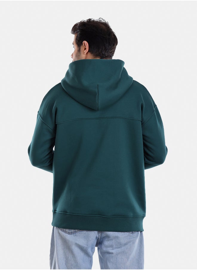 WHITE RABBIT - Front Stitched Pine Hoodie - Image 1