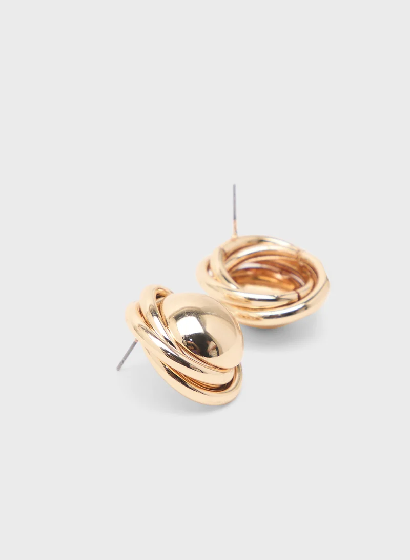 ايلا Melting Effect Drop Earrings