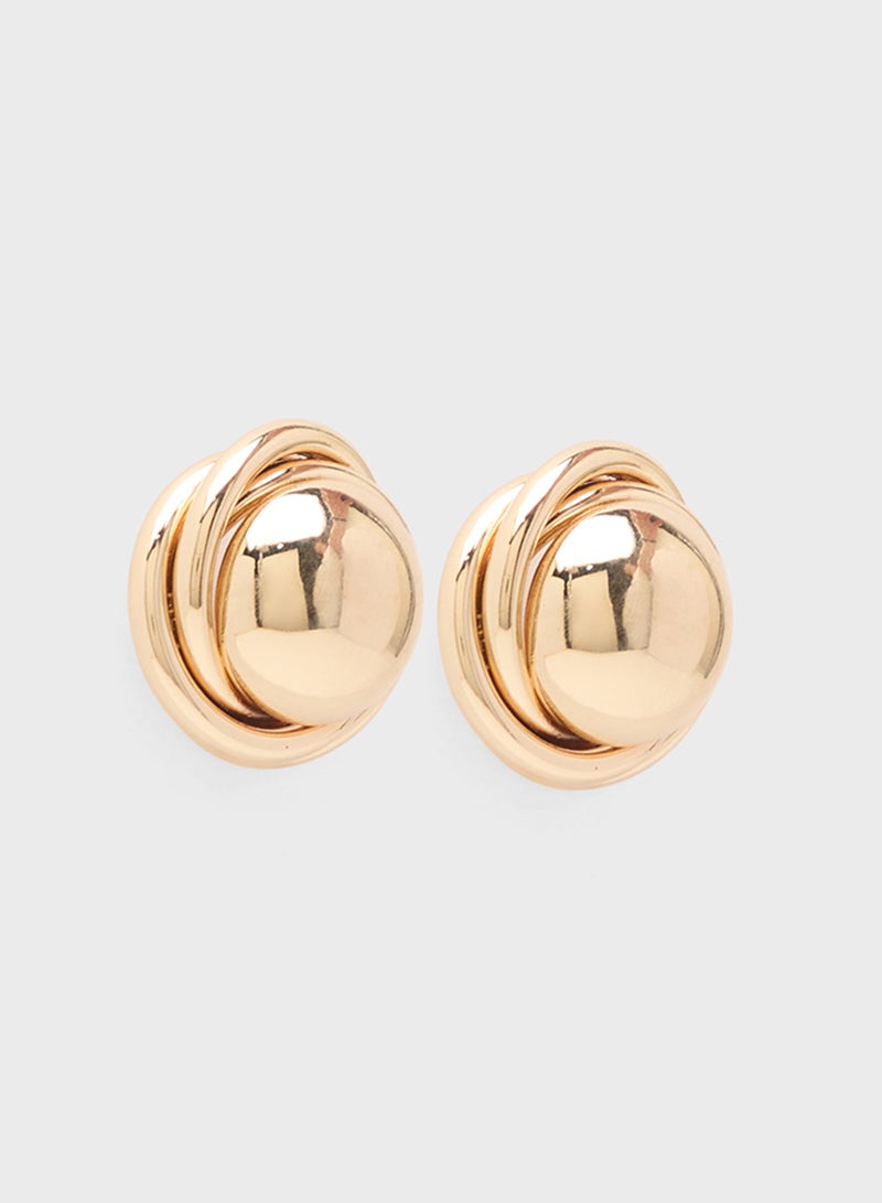 ELLA Melting Effect Drop Earrings - Image 1