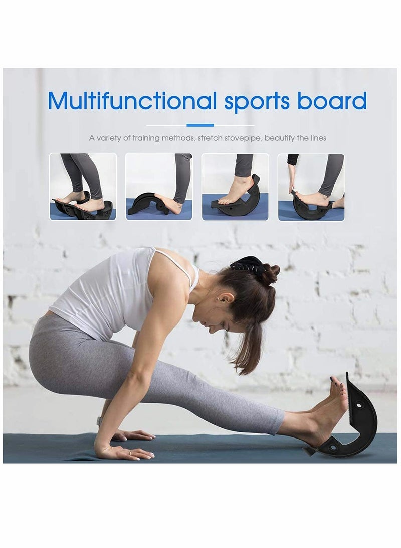 Nariele Foot Rocker Calf Stretcher for Achilles Tendinitis, Heel, Feet, Shin Splint, Plantar Fasciitis Pain Relief - Stretches Strained Leg Muscle Ankle Wedge Stretch Improves Flexibility - Image 2