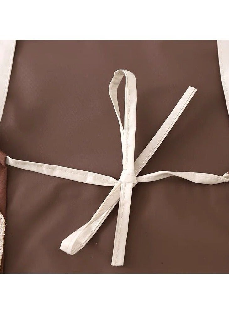 Chef Apron for Women Men , Adjustable Kitchen Chef Apron，Restaurant Apron with Pocket for Cooking Baking Gardening (2pack) - Image 5