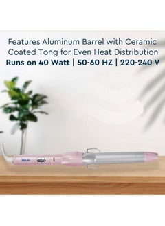 GUBB Professional Hair Curler For Women ; 25 Mm Aluminium Barrel With Ceramic Coated Tong ; Quick Heat Up Technology For Easy Long Lasting Curls Multicolor  - Image 5