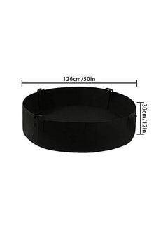 Generic Round Planting Bag with Handle,Garden Bed Vegetable ling Cultivation Bag,for Planting Potatoes,Tomatoes(127cm*30cm)  - Image 5