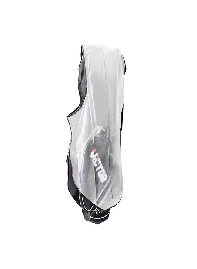 Scott Edward Golf Bag Rain Cover, Transparent Waterproof PVC Golf Bag Clear Rain Cover Protection Cover for Golf Push Carts, Anti-dust Club Bags Raincoat for Golfer - Image 3