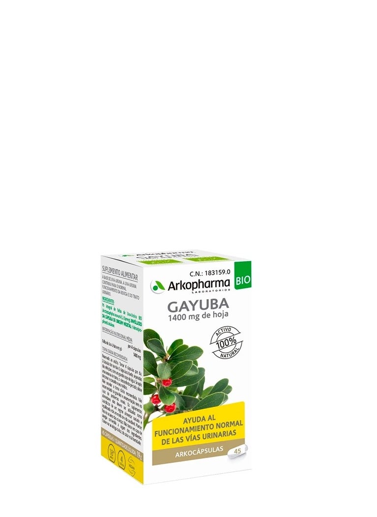 ARKOPHARMA - ARKOPHARMA ARKOCÁPSULAS BEARBERRY BIO FOOD SUPPLEMENT 45 caps - Image 1