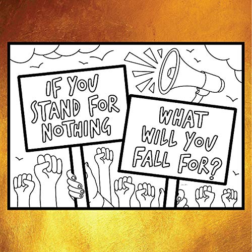 Coloring Broadway - Hamilton Musical Inspired Broadway Postcards (Set of 4), Rise Up, Hamilton Musical Merchandise, Printed on Matte Card Stock (5” x 7”), Ideal Gift for a Broadway Theater Lover - Image 4