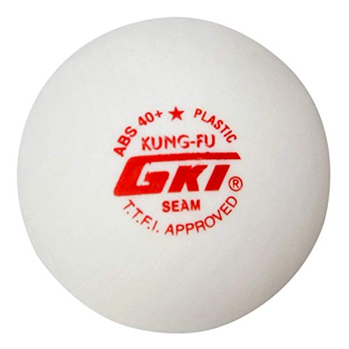 GKI Kung-Fu Plastic Tennis Ball (White) - Standard Size - Image 2