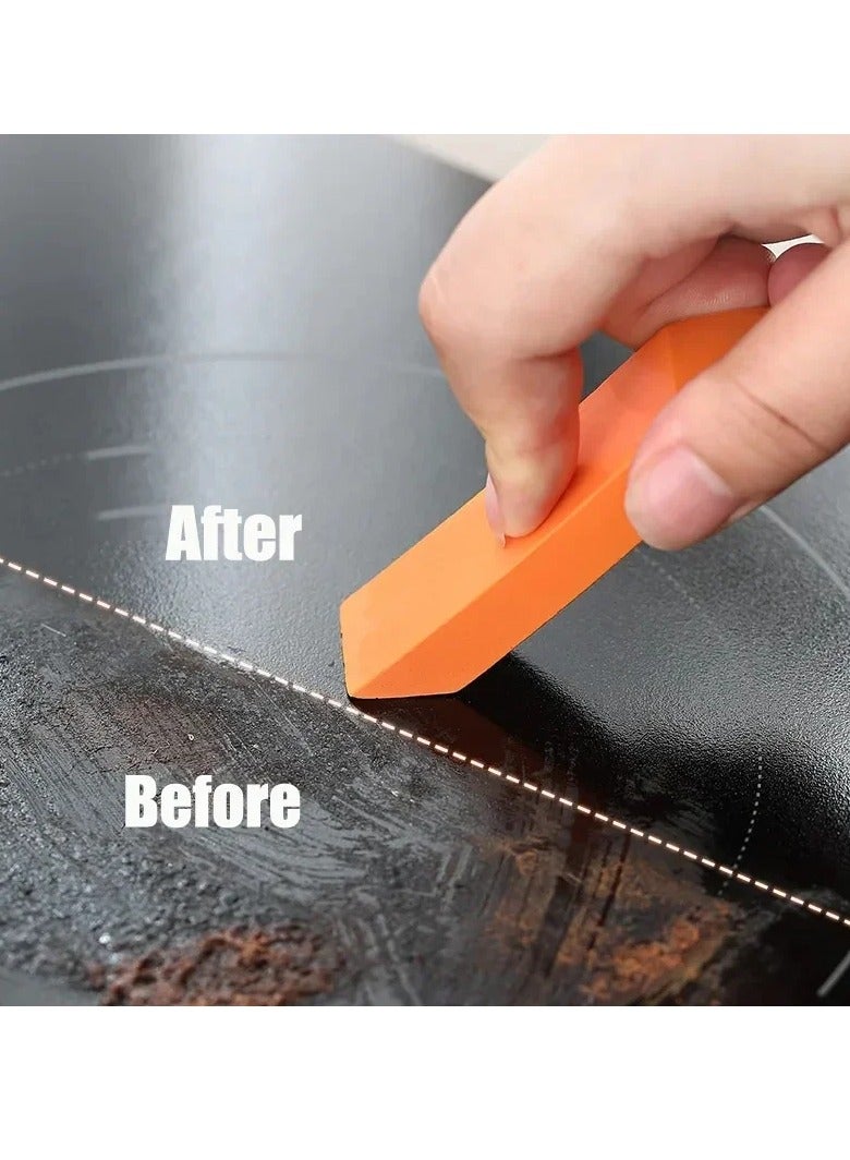 AROAQ Rust Cleaning Eraser,  Reusable Limescale Eraser, Household Kitchen Cleaning Tools, Decontamination Magic Eraser For Kitchen And Bathroom, (Rubber) - Image 2