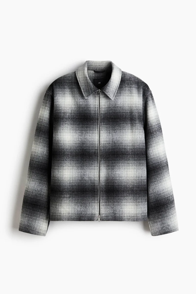 H&M Regular Fit Wool-blend overshirt