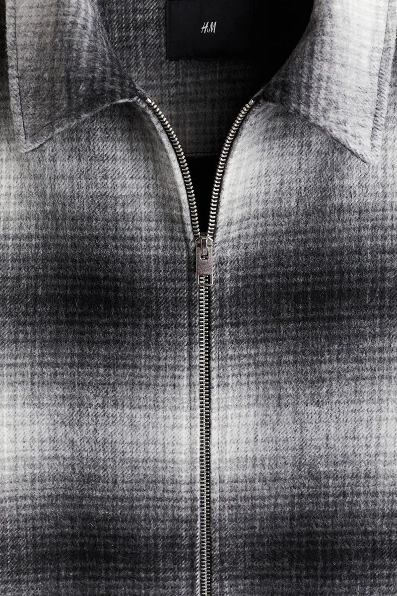 H&M Regular Fit Wool-blend overshirt