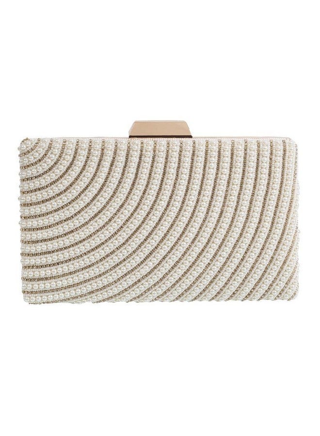 Metro Beige Women Box Clutch (38-8366) - Image 1