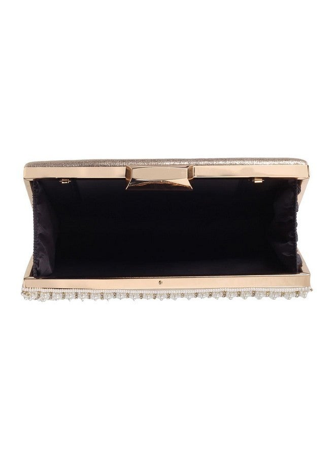 Metro Beige Women Box Clutch (38-8366) - Image 2