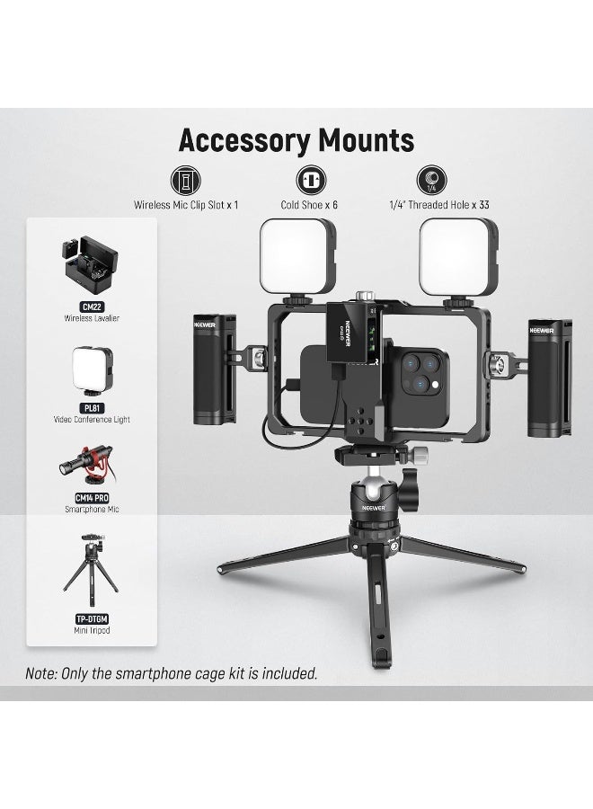 Neewer Renewed - NEEWER Upgraded Phone Rig Vlogging Kit - Image 3