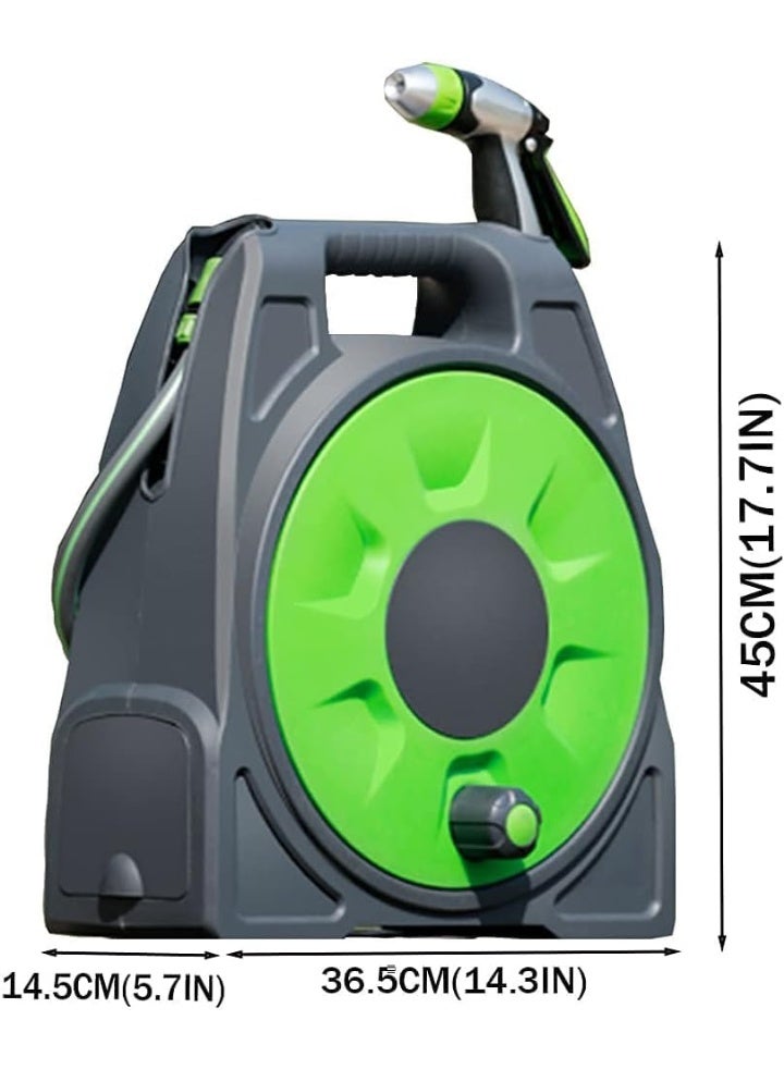 Emerald Garden Hose Pipe with Nozzle – 12M Heavy-Duty Flexible Water Hose, Leak-Proof, Kink-Free, High-Pressure Spray Gun – Model MY163 for Gardening, Car Wash & Outdoor Cleaning - Image 2