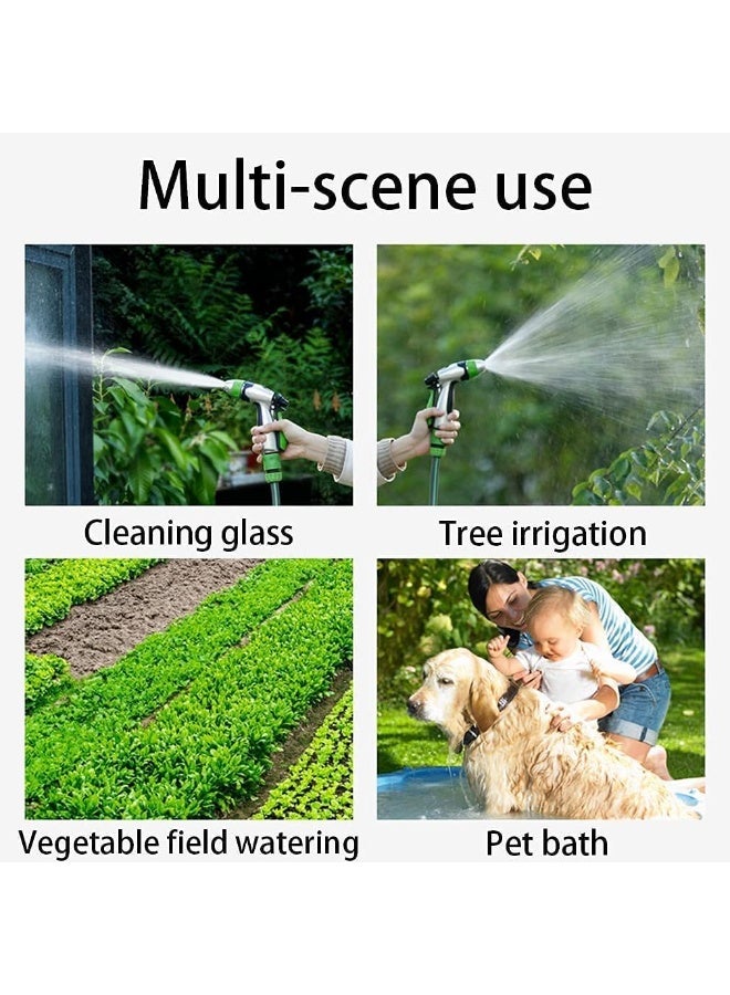 Emerald Garden Hose Pipe with Nozzle – 12M Heavy-Duty Flexible Water Hose, Leak-Proof, Kink-Free, High-Pressure Spray Gun – Model MY163 for Gardening, Car Wash & Outdoor Cleaning - Image 4
