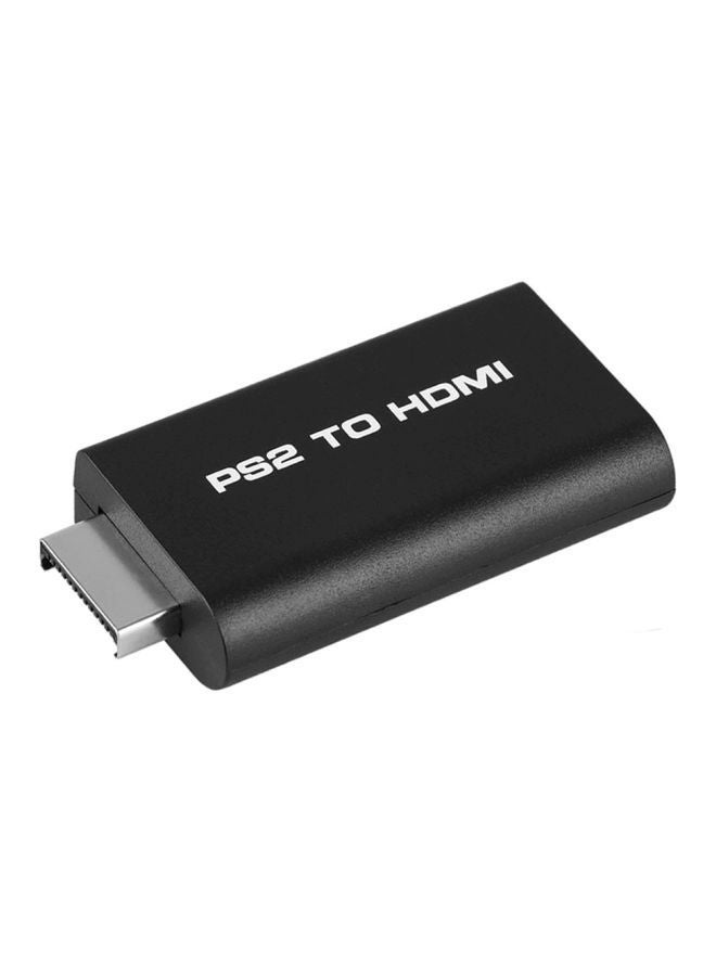 Video Audio Adapter Mini PS2 To HDMI Converter w/ 3.5mm Audio Output for HDTV HDMI Monitor Black - Image 1