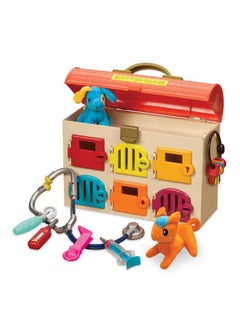 B. Toys Critter Clinic Pretend Play Toy Vet Set For Toddlers Kids Pet Care Set Vet Clinic 2 Years +  - Image 1
