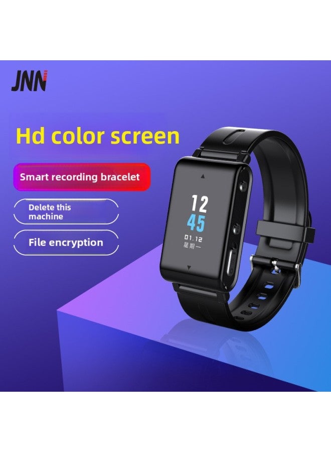 Generic S12 Recording Pen With Screen HD Noise Reduction One-button Recording Watch Bracelet Recording Pen Mp3 Walkman Player-color:black-capacity:8GB  - Image 2