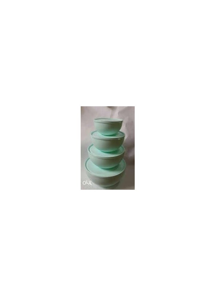 Generic - A set of 4 x 1 bowls, a set of tightly sealed kneaders, the set consists of 4 sizes, multi-colored - Image 1