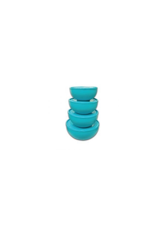 Generic - A set of 4 x 1 bowls, a set of tightly sealed kneaders, the set consists of 4 sizes, multi-colored - Image 1