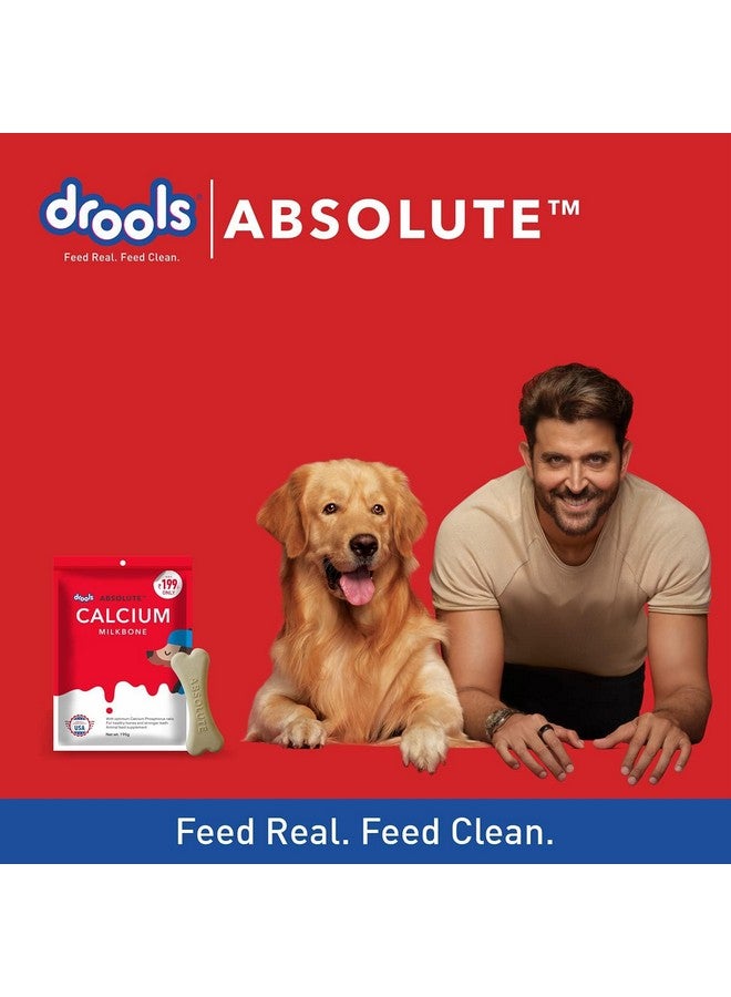 Drools Absolute Calcium Milk Bone for All Life Stages Pouch, 190G,Dogs - Image 4