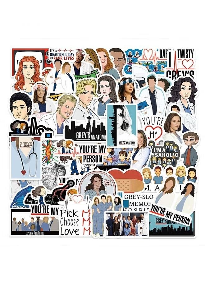 50Pcs American Drama Doctor Theme Stickers, Vinyl Waterproof Stickers for Water Bottles Laptop Phone Computer Guitar, Gifts for Teens, Girls, Fans - pzsku/Z0EA81667B8623D089FBBZ/45/_/1711358747/f3355b8e-24ac-4d57-b51b-27467da8732b