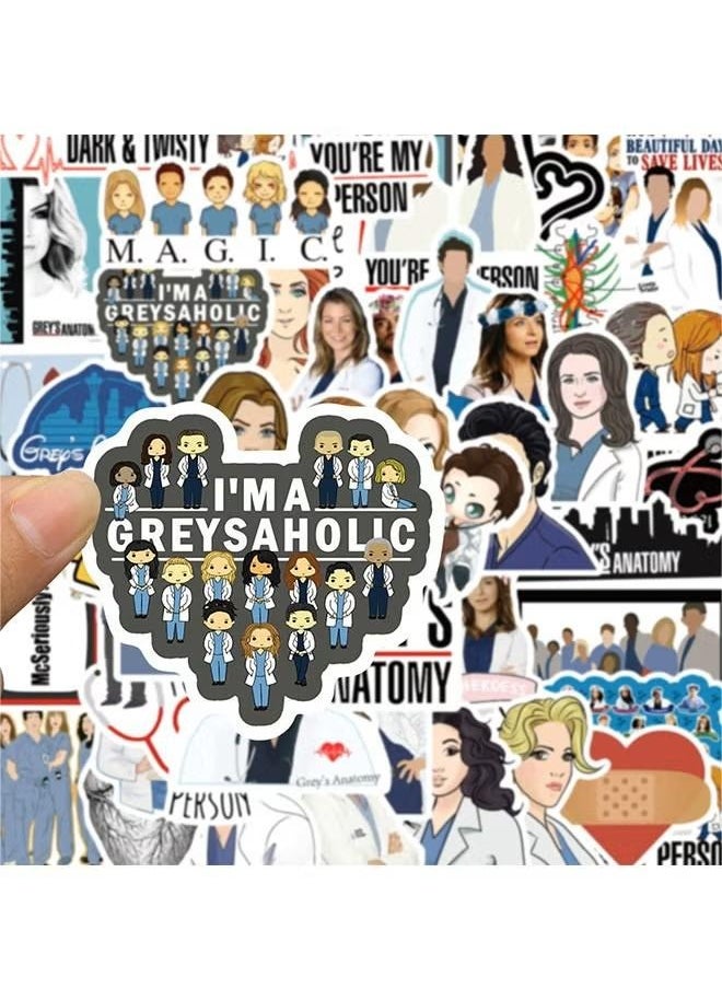 50Pcs American Drama Doctor Theme Stickers, Vinyl Waterproof Stickers for Water Bottles Laptop Phone Computer Guitar, Gifts for Teens, Girls, Fans - pzsku/Z0EA81667B8623D089FBBZ/45/_/1711358756/d2c21de2-9926-4f0f-a24b-3049a5a7408f