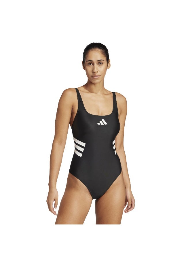 Adidas 3 Stripes U-Back Swimsuit - Image 2