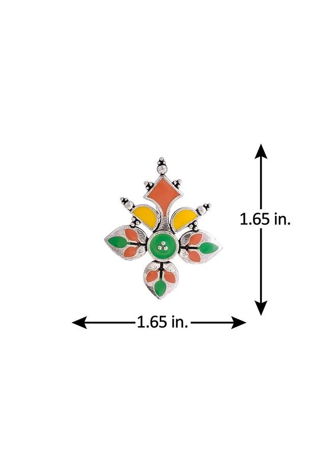 فويلا Bagh E Fiza Rangoli Pattern Earrings