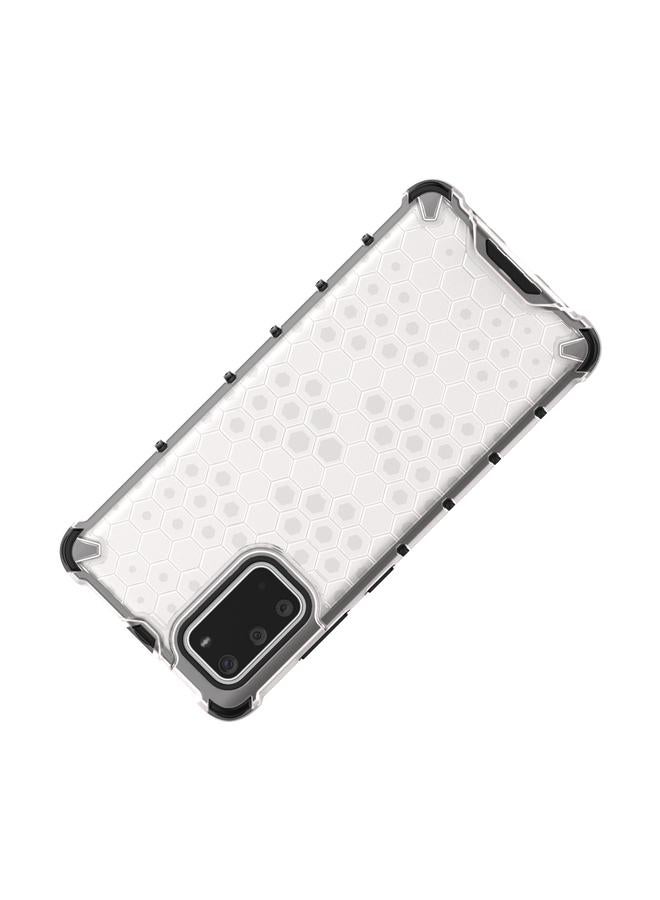 اس-توب جراب لهاتف Galaxy S20+ مصنوع من مادة PC Honeycomb المقاومة للصدمات + جراب واقٍ من مادة TPU - Image 4