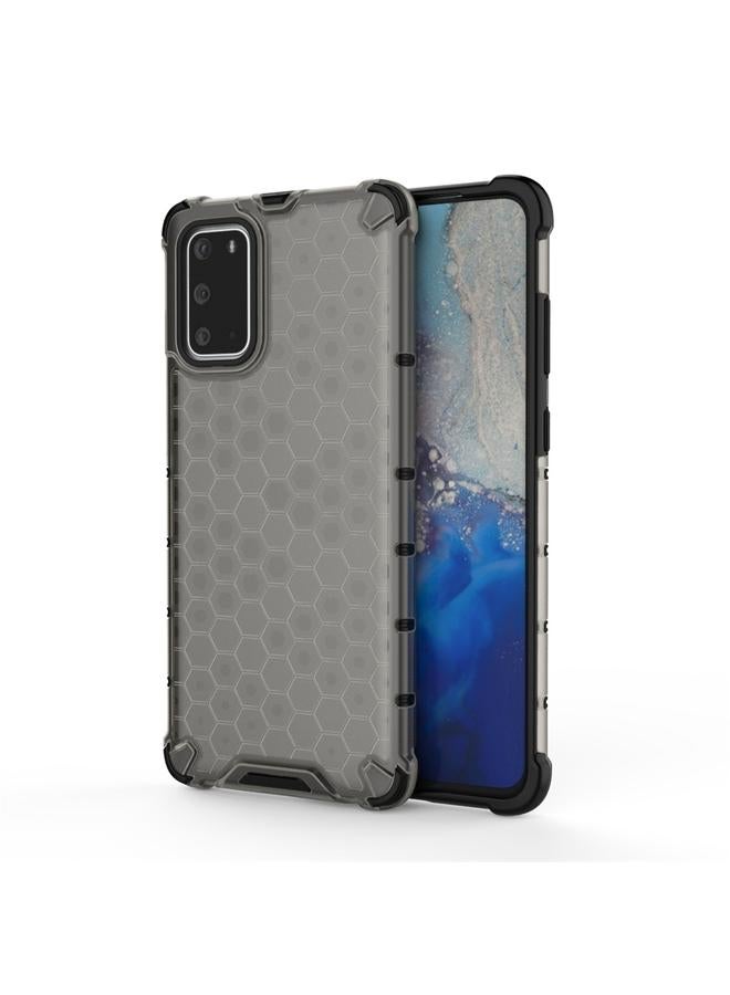 اس-توب جراب لهاتف Galaxy S20+ مصنوع من مادة PC Honeycomb المقاومة للصدمات + جراب واقٍ من مادة TPU - Image 1