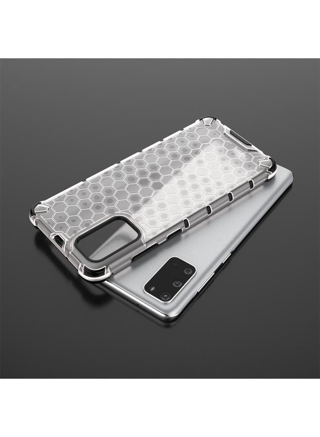 اس-توب جراب لهاتف Galaxy S20+ مصنوع من مادة PC Honeycomb المقاومة للصدمات + جراب واقٍ من مادة TPU - Image 5