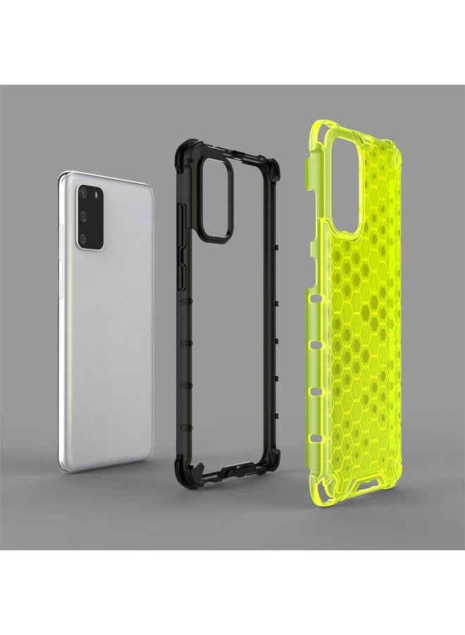 اس-توب جراب لهاتف Galaxy S20+ مصنوع من مادة PC Honeycomb المقاومة للصدمات + جراب واقٍ من مادة TPU - Image 3