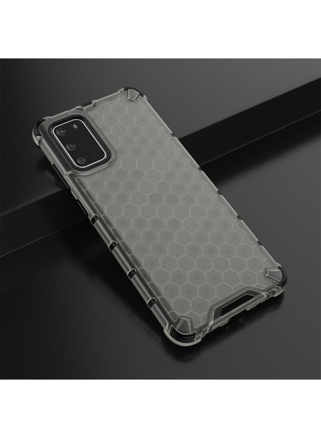 اس-توب جراب لهاتف Galaxy S20+ مصنوع من مادة PC Honeycomb المقاومة للصدمات + جراب واقٍ من مادة TPU - Image 2