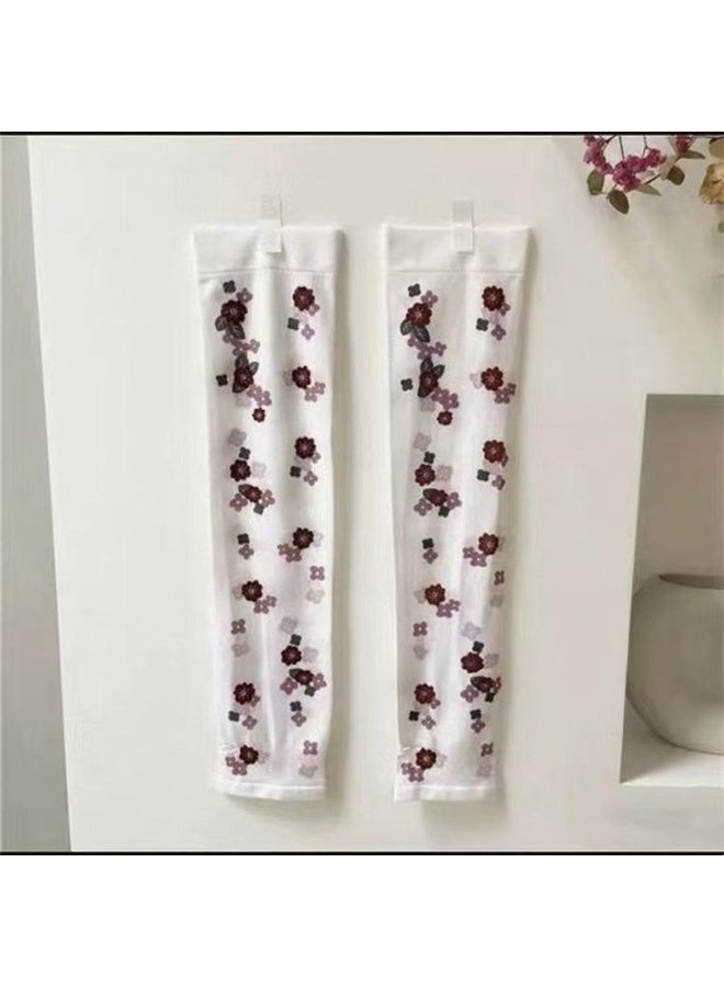 Goolsky UV Protection Arm Sleeves – Unisex Ice Silk Cooling Gloves Outdoor Summer, Men Women Driving/Cycling, Sun Shield - Image 2