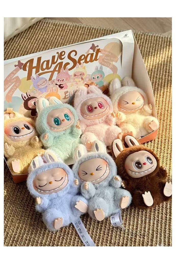 6pcs الجيل الثاني لابوبو الوحوش المثيرة ماكارون فينيل الوجه سلسلة أرقام لعبة جميلة جميلة شخصية دمية (مربع أعمى) - Image 4