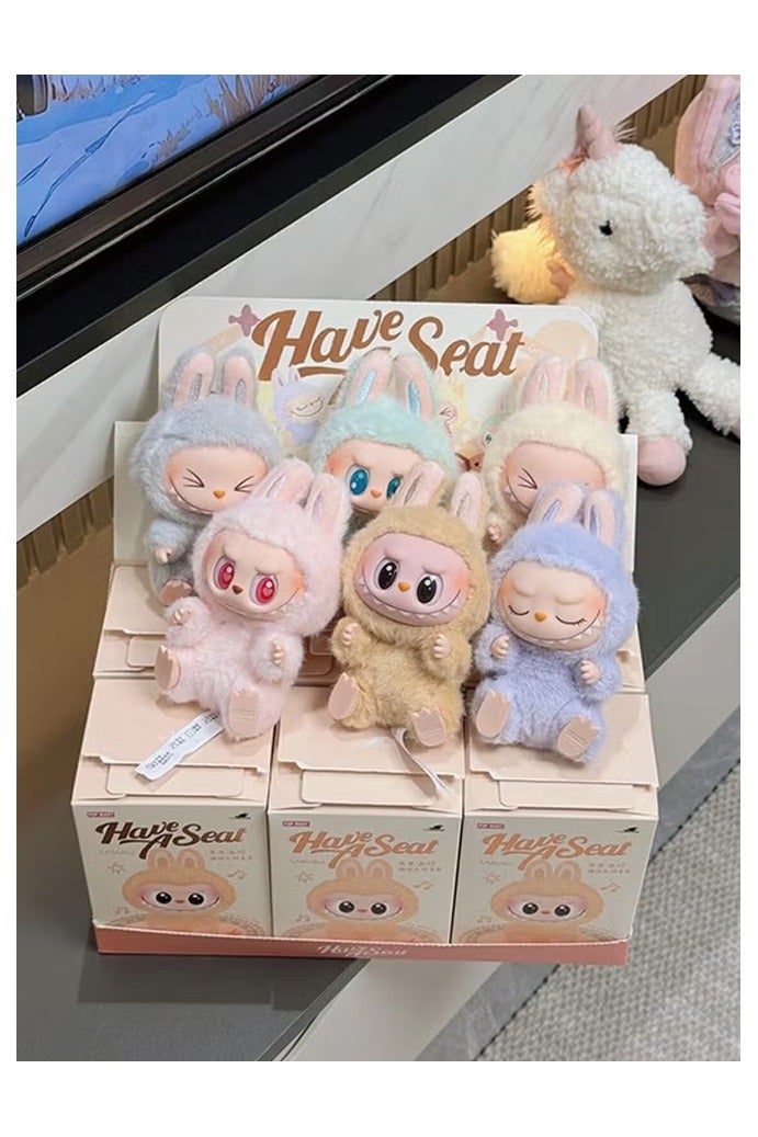 6pcs الجيل الثاني لابوبو الوحوش المثيرة ماكارون فينيل الوجه سلسلة أرقام لعبة جميلة جميلة شخصية دمية (مربع أعمى) - Image 5