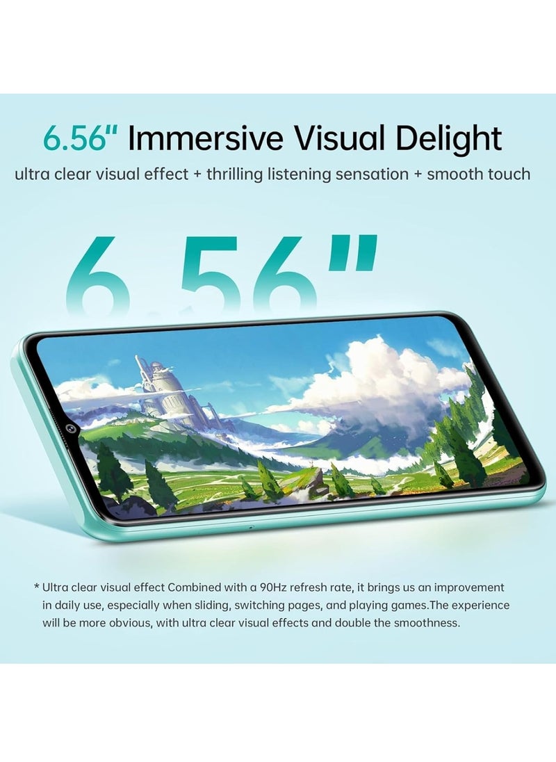 Cubot Note 21 Unlocked Cell Phone, Smartphone Android 13, 12GB RAM (6GB+6GB Extended), 128GB ROM, 5200mAh Battery 6.56" HD+ Display, 50MP Rear Camera, Dual SIM (Green)  - Image 2