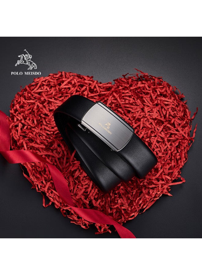Polomeisdo Paul Meisite Men's Leather Belt With Automatic Buckle, Gift Box, Jd Self-operated, Qixi Valentine's Day Gift For Boyfriend Or Husband - Image 3