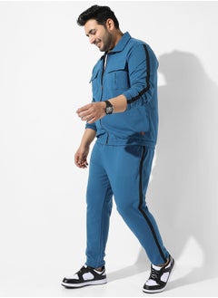 Instafab Plus Zip-Front Co-Ord Set With Flap Pocket  - Image 3