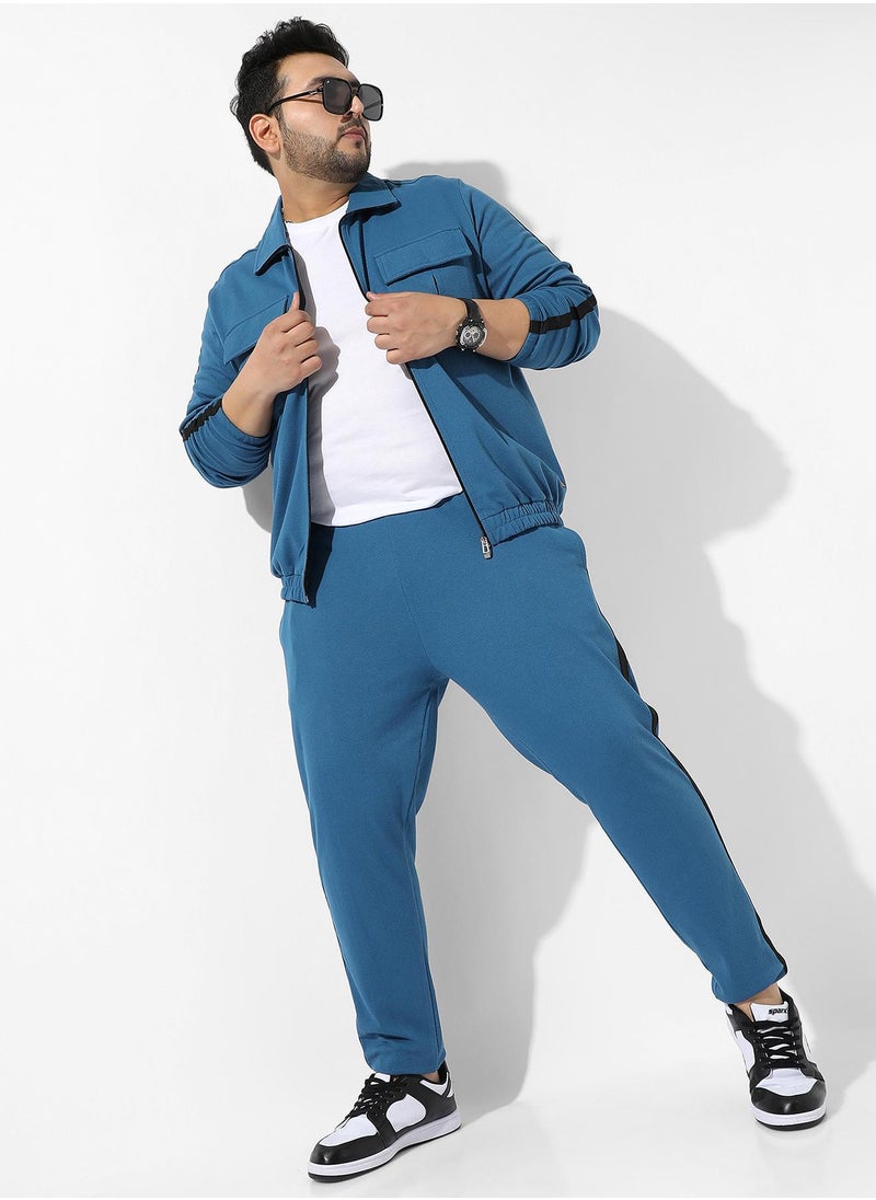Instafab Plus - Zip-Front Co-Ord Set With Flap Pocket - Image 1