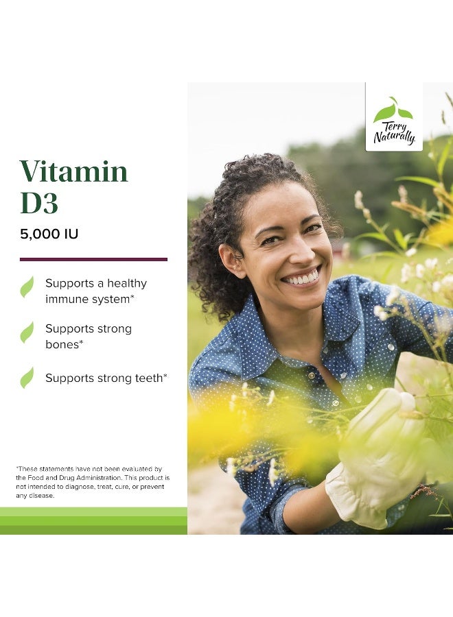 Terry Naturally Vitamin D3 Chewable Tablets for Adults - Mixed Berry Flavor - Image 3