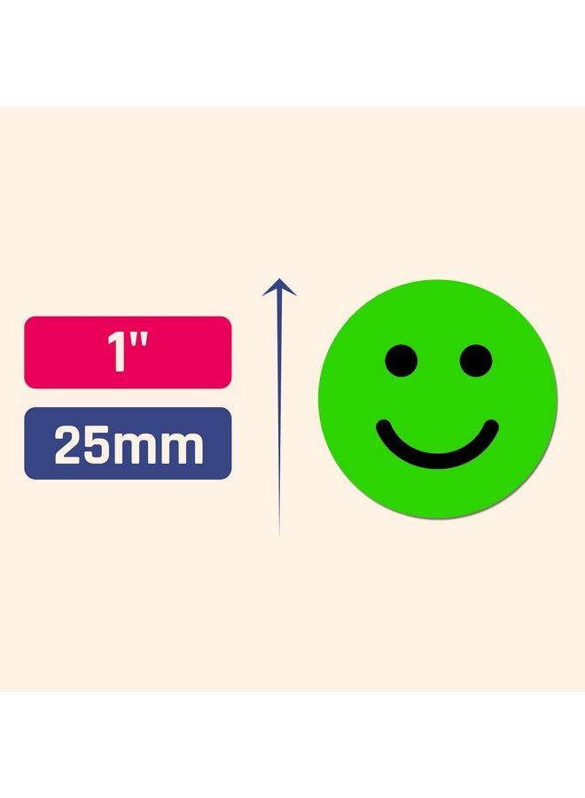TownStix 600 Pack Happy/Sad Smiling Face Behavior Emotion Stickers 1" Diameter - Image 5