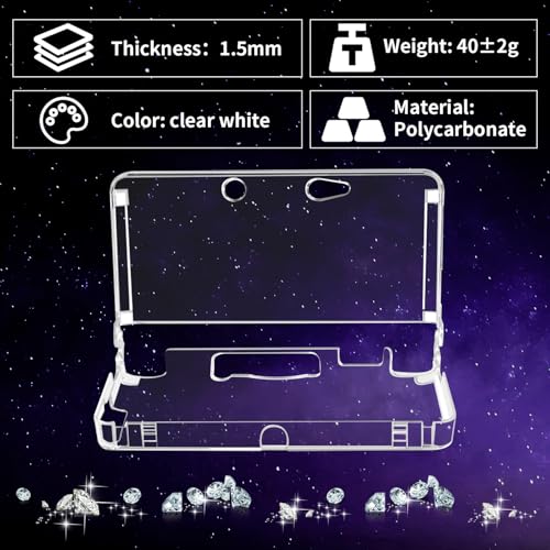 OSTENT Hard Crystal Case Clear Skin Cover Shell for Nintendo 3DS - Image 4