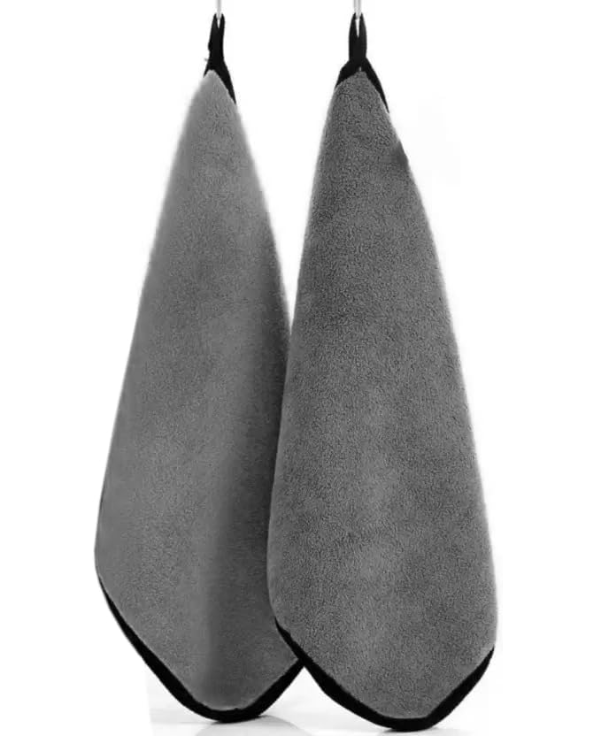 MAX 800 GSM Microfiber Cloth for Car Cleaning (2 Pcs) - Ultra Soft, Thick Plush, Double Sided Microfiber Towel for Car Cleaning, Washing, Detailing, 30 x 40 cm, Grey - Image 4