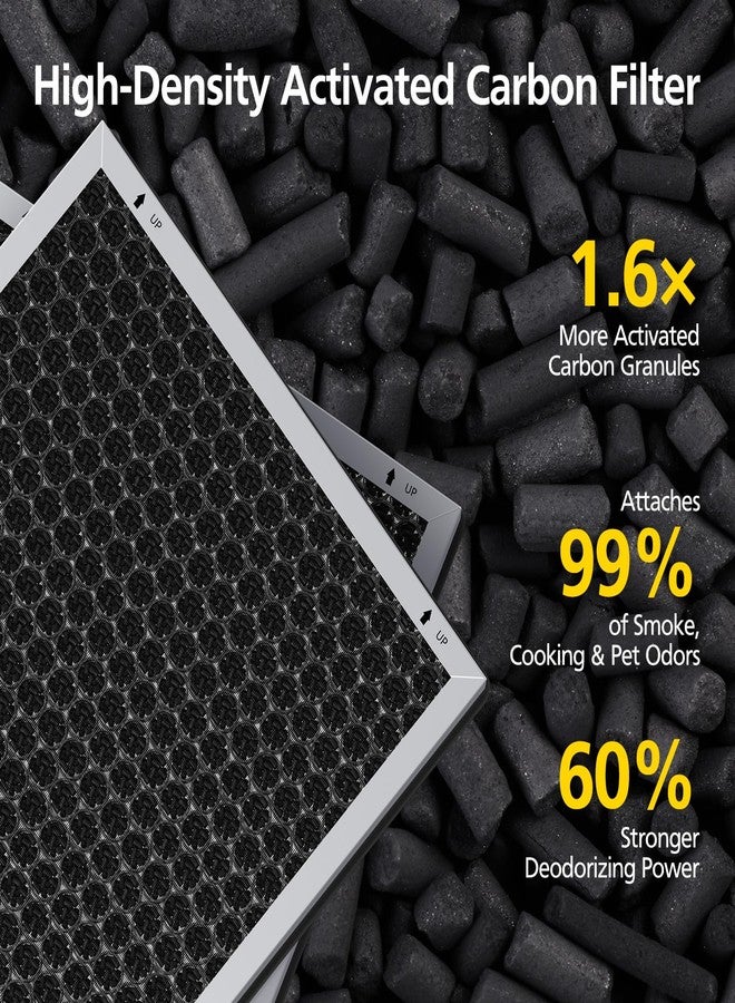إيزينجو فلتر بديل متوافق مع جهاز تنقية الهواء KNKA APH3000، مناسب للغرف الكبيرة وغرف النوم، فلتر كربون نشط HEPA 3 في 1 لإزالة الدخان والغبار وشعر الحيوانات الأليفة وحبوب اللقاح، عبوة من قطعتين - Image 5
