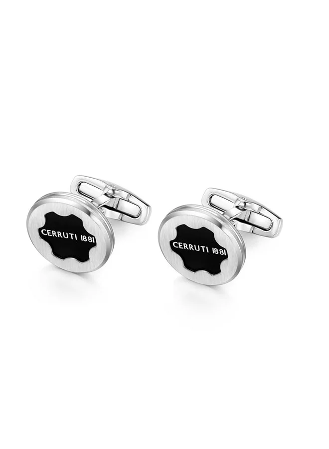 CERRUTI 1881 Gents Cufflink Silver â€“ Classic and Versatile Men's Jewelry